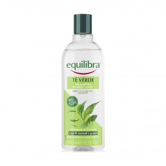 EQUILIBRA TE' VERDE SHAMPOO PURIFICANTE CAPELLI NORMALI E GRASSI 300 ML, SHAMPOO, S163554, 93233