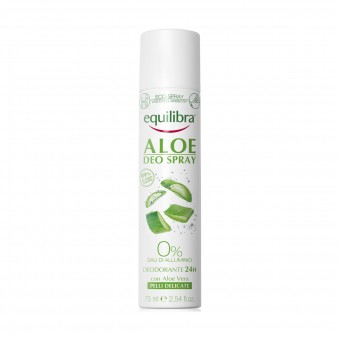 EQUILIBRA ALOE DEODORANTE PELLI DELICATE SPRAY 75 ML, DEODORANTI ANTIODORE PER PERSONA, S163550, 93249