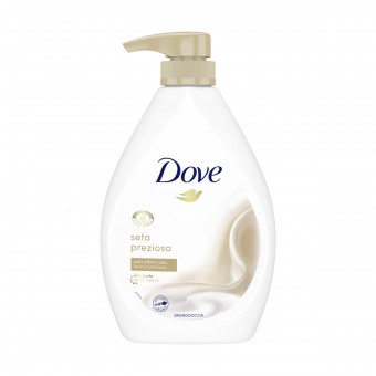 DOVE BAGNODOCCIA SETA PREZIOSA PELLE EFFETTO SETA LISCIA E LUMINOSA PUMP 720 ML, BAGNO/DOCCIA SCHIUMA, S163725, 93555