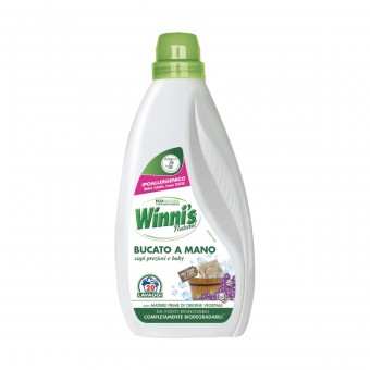 WINNI'S DETERSIVO BUCATO A MANO LIQUIDO IPOALLERGENICO CAPI PREZIOSI E BABY 20 LAVAGGI 750 ML, BUCATO LANA DELICATI CAPI NERI SPECIFICI, S113303, 93997