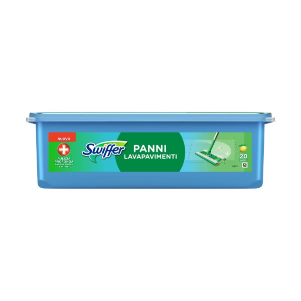 SWIFFER PANNO LAVAPAVIMENTI PROFUMO LIMONE 20 PZ | PiùMe