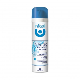 INFASIL DEODORANTE SPRAY NEUTRO SENSAZIONI NATURALI ANTIMACCHIA FRESCA FRAGRANZA MARINA 150 ML, DEODORANTI ANTIODORE PER PERSONA, S163973, 94506