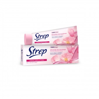 STREP CREMA DEPILATORIA CORPO OLIO CAMELIA 150ml, CREME DEPILATORIE, S004204, 94697