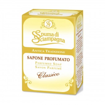 SPUMA DI SCIAMPAGNA SAPONETTA ANTICA TRADIZIONE 90 GRAMMI, SAPONI, S036345, 94720