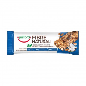 EQUILIBRA BARRETTA FIBRE NATURALI NOCCIOL E FAVE DI CACAO TOSTATE CON MANDORLE E COCCO, 90_01_02, S164188, 94867
