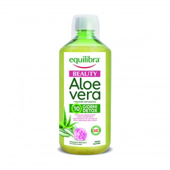 EQUILIBRA BEAUTY ALOE VERA SUCCO CON COLLAGENE 10 GIORNI DETOX 0,5 LITRO INTEGRATORE ALIMENTARE , INTEGRATORI, S164183, 94884