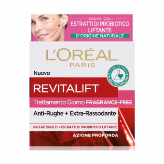 L'OREAL REVITALIFT TRATTAMENTO GIORNO FRAGRANCE-FREE ANTI-RUGHE 50 ML, CURA VISO DONNA, S164105, 94887