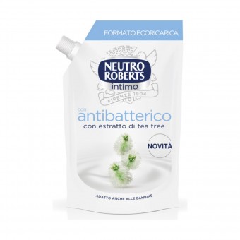 NEUTRO ROBERTS INTIMO ANTIBATTERICO CON ESTRATTO DI TEA TREE ECORICARICA BUSTA 400 ML, IGIENE INTIMA, S164199, 94954