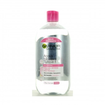 GARNIER ACQUA MICELLARE TUTTO in 1 PELLI SENSIBILI 700 ML, PULIZIA VISO DONNA, S158680, 95015
