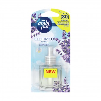 AMBIPUR ELETTRICO RICARICA LIQUIDA LAVANDA 20 ML, DEODORANTI AZIONE CONTINUA, S164211, 95051