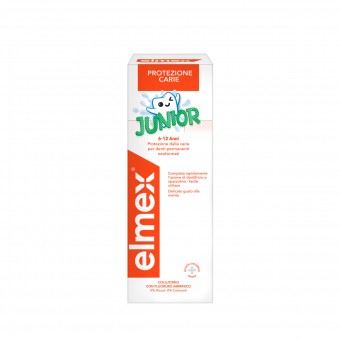 ELMEX COLLUTORIO PROTEZIONE CARIE JUNIOR 6-12 ANNI BAMBINI 400 ML, COLLUTORI, S157947, 95107