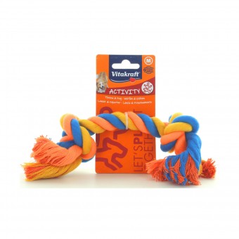 VITAKRAFT GIOCO IN CORDA CON NODI PER CANE MISURA L12 x H30 x P6, ACCESSORI, S144671, 95188