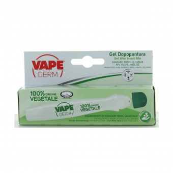 VAPE DERM DOPOPUNTURA PENNA GEL 100% VEGETALE 10 ML, INSETTOREPELLENTI/DOPO PUNTURA, S115410, 95206