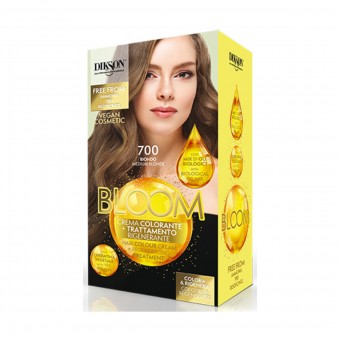 DIKSON BLOOM CREMA COLORANTE+TRATTAMENTO RIGENERANTE 700 BIONDO, COLORANTI, S164378, 95433