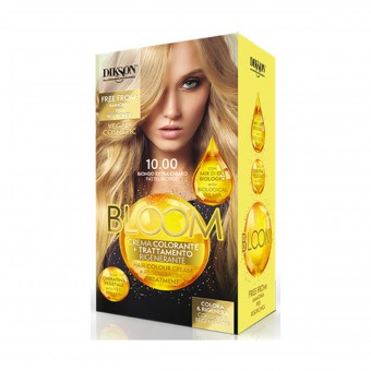 DIKSON BLOOM CREMA COLORANTE+TRATTAMENTO RIGENERANTE 10.00 BIONDO EXTRA CHIARO, COLORANTI, S164380, 95477