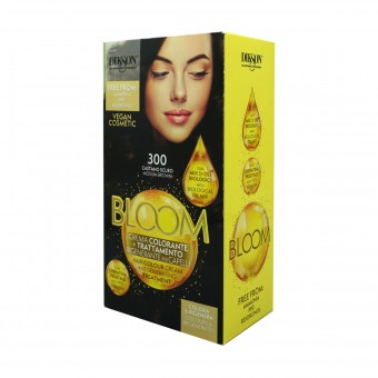 DIKSON BLOOM CREMA COLORANTE+TRATTAMENTO RIGENERANTE 300 CASTANO SCURO, COLORANTI, S164374, 95498