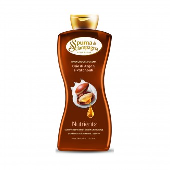 SPUMA DI SCIAMPAGNA BAGNODOCCIA CREMA OLIO DI ARGAN e PATCHOULI NUTRIENTE 650 ML, BAGNO/DOCCIA SCHIUMA, S154848, 95536