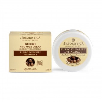 L'ERBORISTICA BURRO DI KARITE' + VITAMINA E VISO - MANI - CORPO NUTRIENTE PROTETTIVO VASO 100 ML, TRATTAMENTO CORPO, S098055, 96023