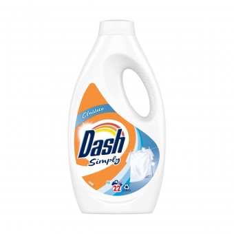 DASH SIMPLY DETERSIVO BUCATO LAVATRICE LIQUIDO CLASSICO 22 LAVAGGI , BUCATO LAVATRICE, S129941, 96066