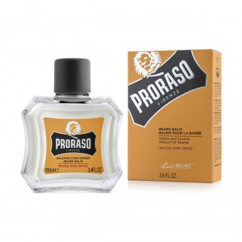 PRORASO BALSAMO CURA BARBA WOOD & SPICE 100 ML, DOPOBARBA, S164783, 96383