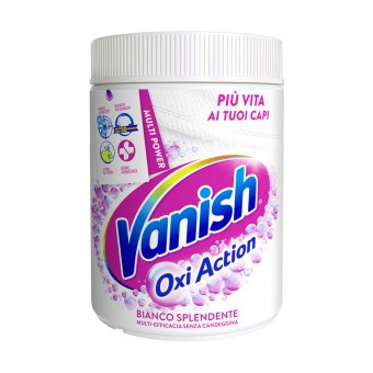 VANISH OXI ACTION BIANCO SPLENDENTE SMACCHIATORE POLVERE 1 KG, TRATTAMENTO BUCATO, S164839, 96587