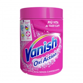 VANISH OXI ACTION POLVERE ROSA SMACCHIATORE 1 KG, TRATTAMENTO BUCATO, S164840, 96603
