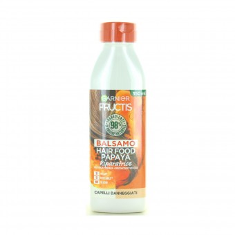 FRUCTIS BALSAMO HAIR FOOD PAPAYA RIPARATRICE CAPELLI DANNEGGIATI 350 ML , DOPO SHAMPOO, S159032, 97160
