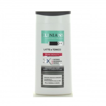 CLINIANS DETOX LATTE+TONICO PURE BEAUTY PURIFICANTE 200ML, PULIZIA VISO DONNA, S002742, 97257