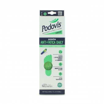 PODOVIS SOLETTE ANTI-FATICA COMFORT RITAGLIABILI E LAVABILI SIZE L 41/45, ACCESSORI MANICURE PEDICURE, S154205, 97433