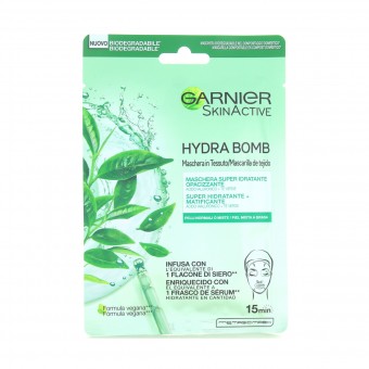 GARNIER MOISTURE BOMB MASCHERA IN TESSUTO RIEQUILIBRANTE 28 grammi, CURA VISO DONNA, S136763, 97552