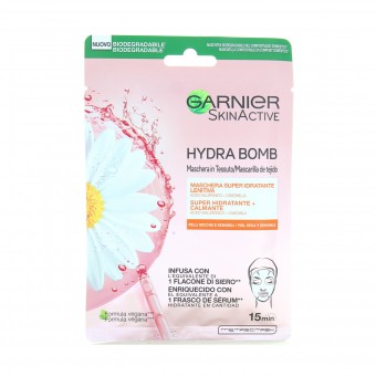 GARNIER MOISTURE BOMB MASCHERA IN TESSUTO LENITIVO 28 grammi, CURA VISO DONNA, S136764, 97554