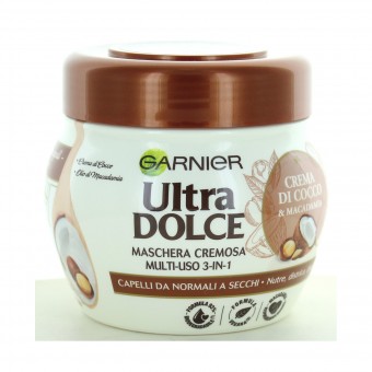 ULTRA DOLCE MASCHERA CAPELLI CREMA DI COCCO 300 ML , DOPO SHAMPOO, S141892, 97575