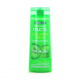 FRUCTIS SHAMPOO CUCUMBER FRESH CAPELLI GRASSI 250 ML., SHAMPOO, S112012, 97885