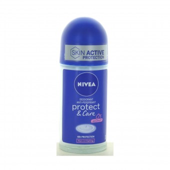 NIVEA DEODORANTE ROLL ON 48H PROTECT&CARE 50 ML, DEODORANTI ANTIODORE PER PERSONA, S132595, 97960