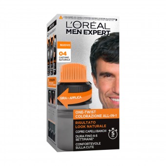 L'OREAL MEN EXPERT COLORAZIONE ALL-IN-1 04 CASTANO NATURALE, COLORANTI, S167135, 98092