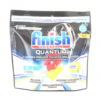 FINISH PASTIGLIE QUANTUM ULTIMATE LEMON 12 LAVAGGI, LAVASTOVIGLIE, S159489, 98285