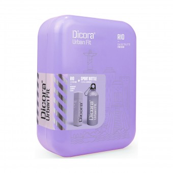 DICORA URBAN FIT RIO FOR HER COFANETTO EDT 100 ML + SPORT BOTTLE 500 ML , CONFEZIONI REGALO, S167999, 98901