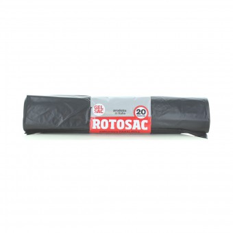 GEL SAC SACCHI RIFIUTI PATTUMIERA 55x70 ROTOLO 20 PZ, SACCHETTI SPAZZATURA, S004777, 99138