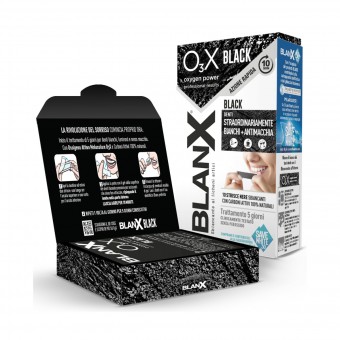 BLANX BLACK 10 STRISCE NERE TRATTAMENTO SBIANCANTE 5 GIORNI, SBIANCANTI, S168201, 99187