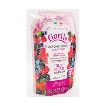 PARISIENNE FIORILE SAPONE LIQUIDO ECORICARICA FRUTTI ROSSI 2 LT, SAPONI, S168271, 99257