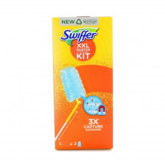 SWIFFER DUSTER XXL KIT+2 PIUMINI CATTURA POLVERE, SCOPE / PANNI E ACCESSORI PAVIMENTI, S031496, 99493