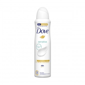 DOVE DEODORANTE SENSITIVE 48h 3 X ACTION SPRAY 150 ML , DEODORANTI ANTIODORE PER PERSONA, S168404, 99608