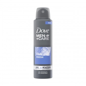 DOVE MEN CARE DEODORANTE COOL FRESH 48 H + 3 X ACTION SPRAY 150 ML , DEODORANTI ANTIODORE PER PERSONA, S168386, 99634