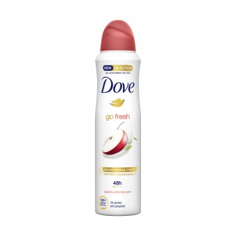 DOVE DEODORANTE GO FRESH APPLE & WHITE TEA SCENT 48h 3 X ACTION SPRAY 150 ML, DEODORANTI ANTIODORE PER PERSONA, S168397, 99692