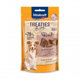VITAKRAFT CANE TREATIES BITS CON FEGATO BUSTA 120 grammi, NUTRIZIONE, S168360, 99760