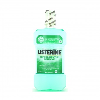 LISTERINE COLLUTORIO DIFESE DENTI E GENGIVE MENTA FRESCA 500 ML. , COLLUTORI, S069708, 99904